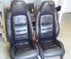 05-13 Corvette C6 Black Leather Sport Seats